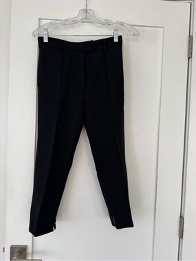 Magda Butrym Black Tailored capri pants